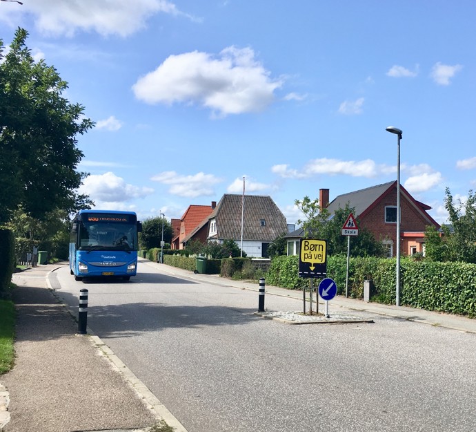 Bus på vejen