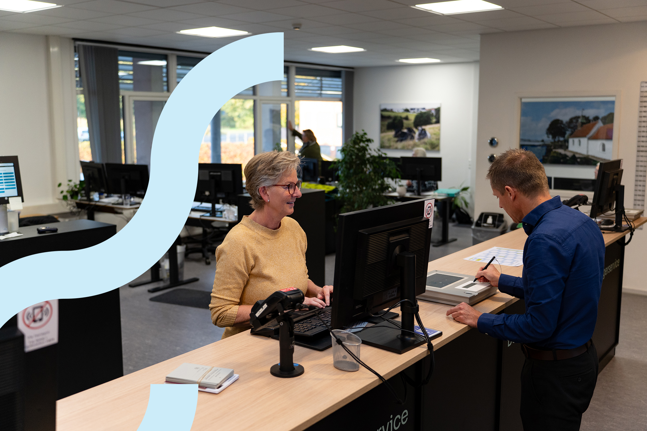 Borgerzonen på Hedensted Rådhus