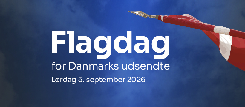 Flagdag for Danmarks udsendte, lørdag den 5. september 2026