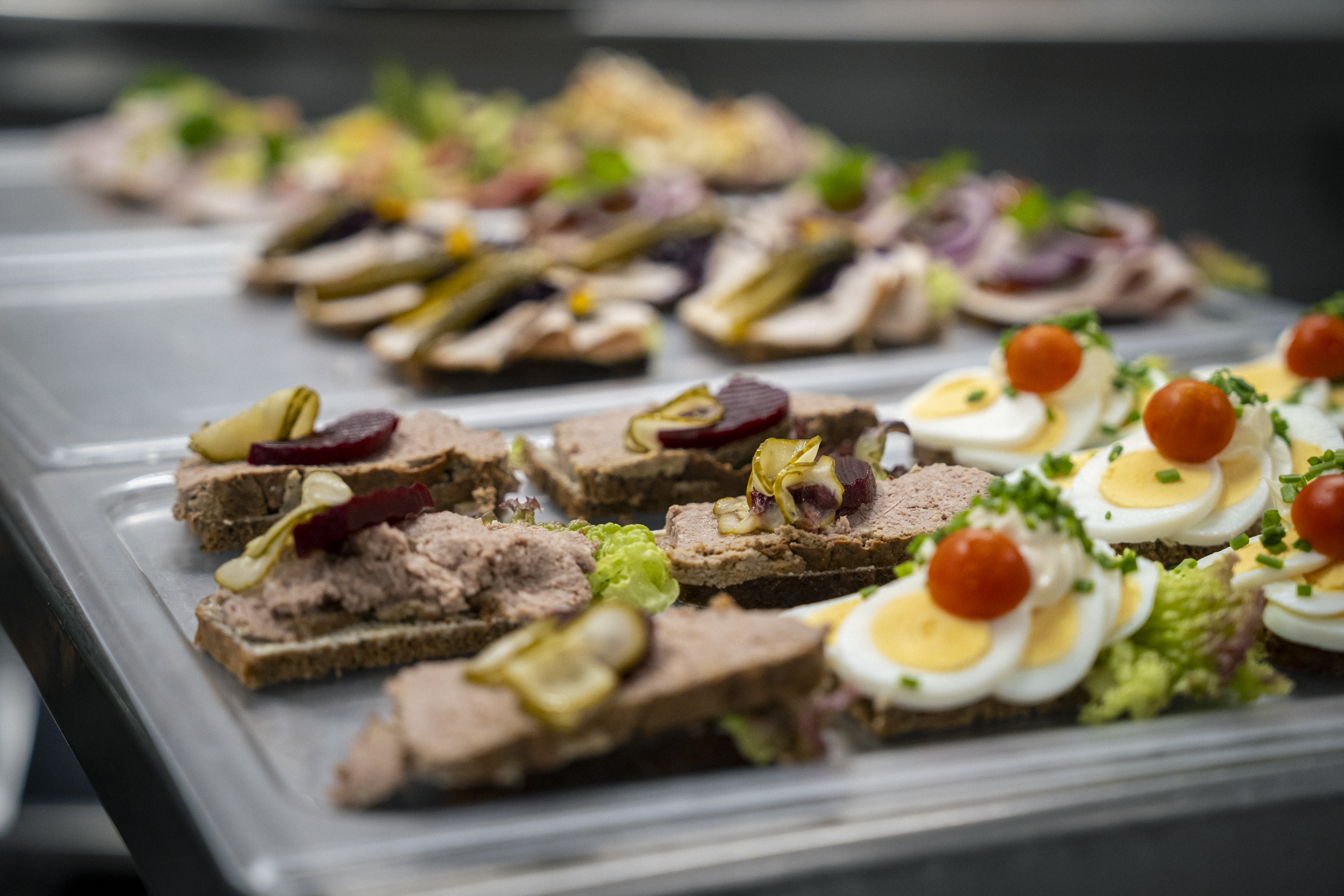 Smørrebrød på fad