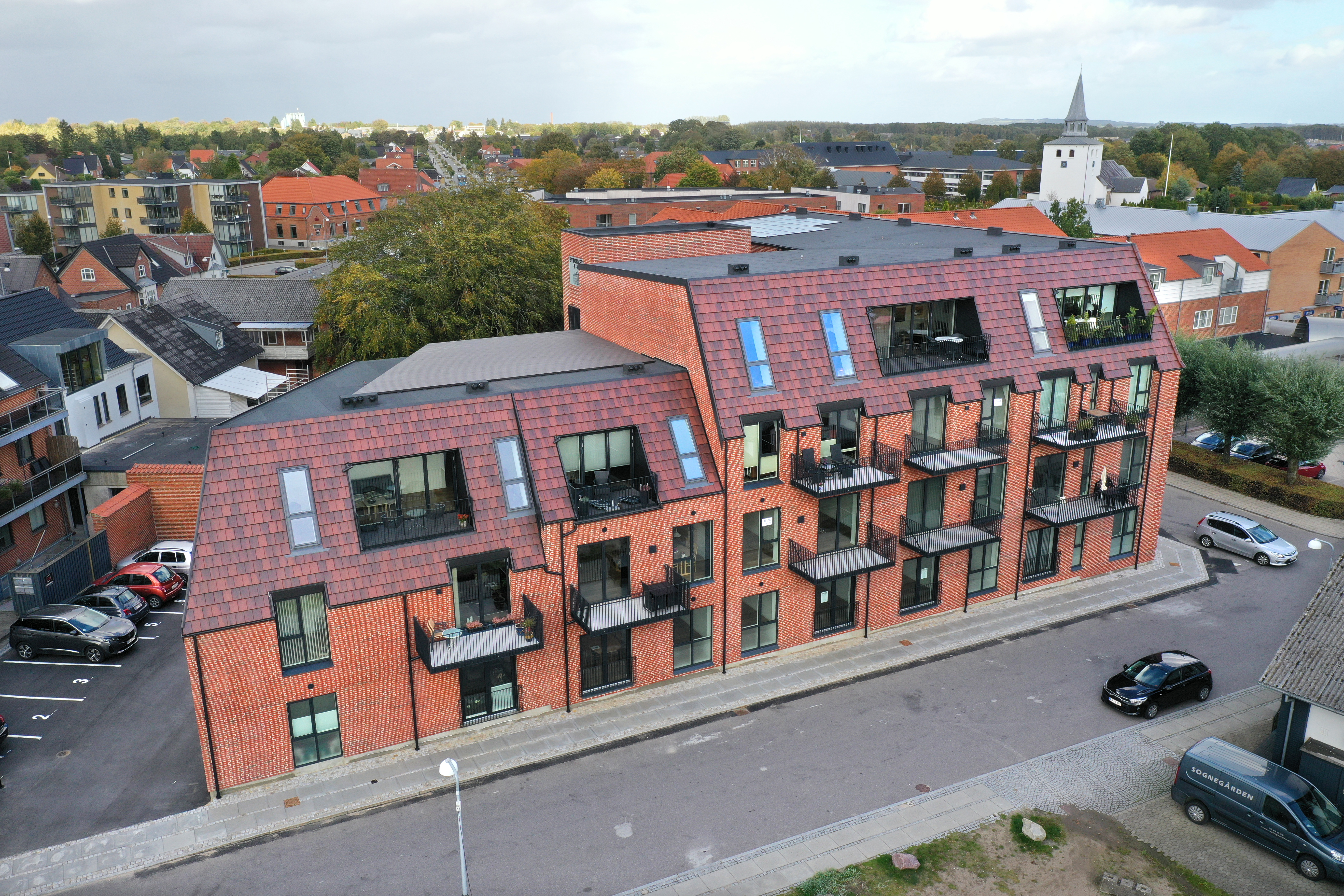 Lejligheder på Bytorvet i Hedensted