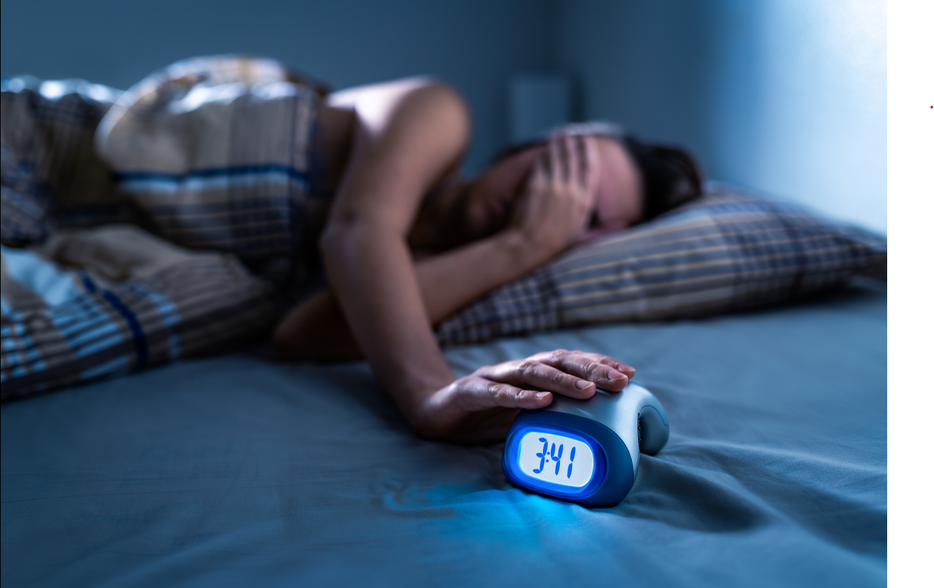 Kvinde der ikke kan sove